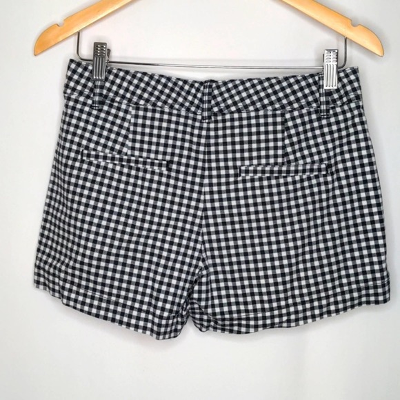 GAP Black & White Checkered City Shorts 3" inseam size 2 - Picture 4 of 12